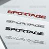 AAAGS1 3D Car Styling For Kia Seltos Sportage Carnival Letter Emblem GDI Hybrid Badge Metal Stickers Rear Trunk Decals Auto Accessories