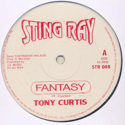 12inch Record TONY CURTIS / PREZIDENT BROWN - Fantasy / Reality STR008 Sting Ray 1994 UK Reggae, Ska & Dub Used