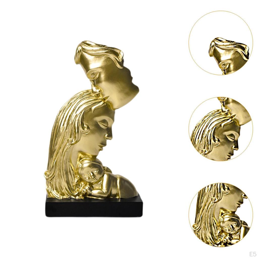 Abstract Art Family Sculpture Figurine Versatile Romantic Gift Modern Kissing Statue Ornament for