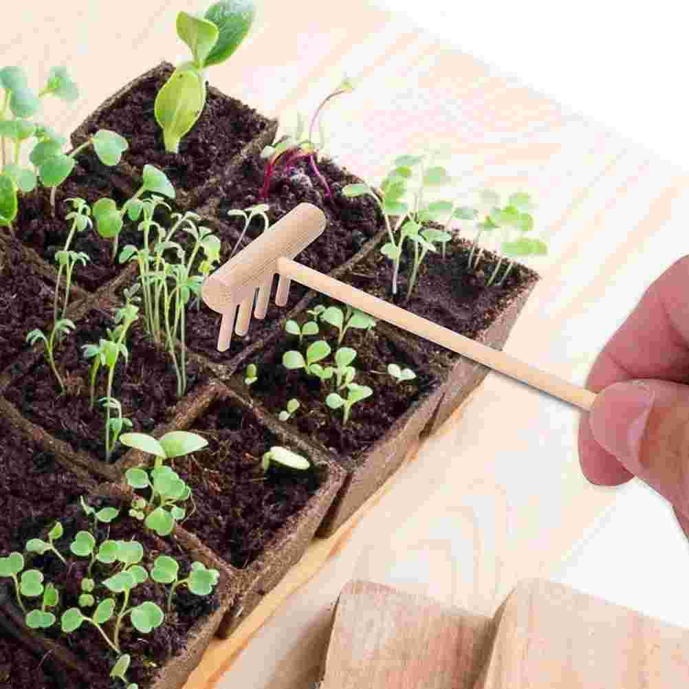 

10 шт., аксессуары для песочного стола, ювелирные инструменты, уличные игрушки, мини-грабли для песочницы, бамбуковый садовый стол в японском стиле дзен