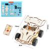 DIY Wooden Remote Control Car Wooden Four Wheel Drive Racing Assembling Science Experiment Kits KIDS STEM Educational Toy