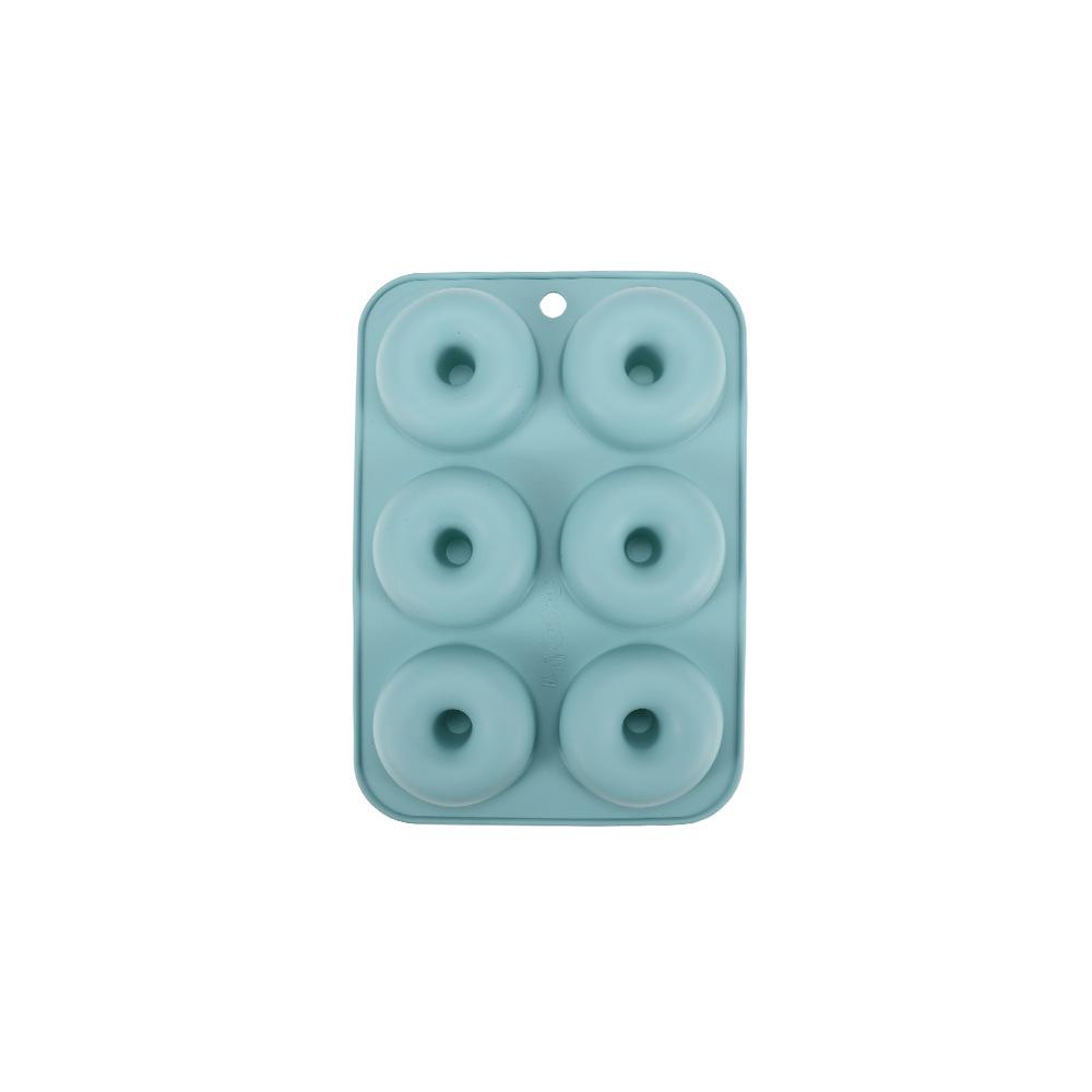 Silicone 6-Cavity Round Donut and Cookie Mold for DIY Baking