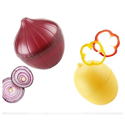 1pc Summer Fruits Crisper Creative Kitchen Refrigerator Vegetable Containers Onion Avocado Tomatoes Lemon Fresh Storage Box