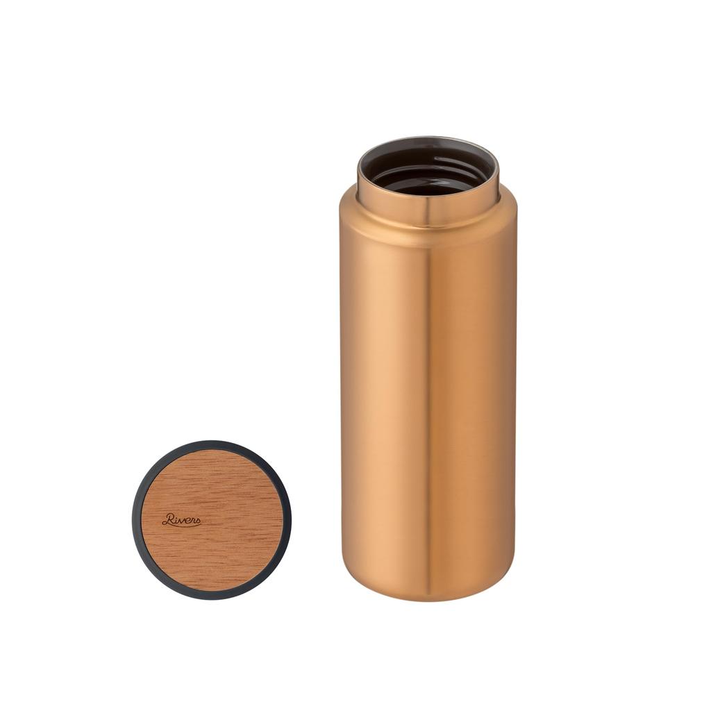 RIVERS MOKU Coffee 500ml Ceramic-Coated Vacuum Insulated Bottle Direct from Japan