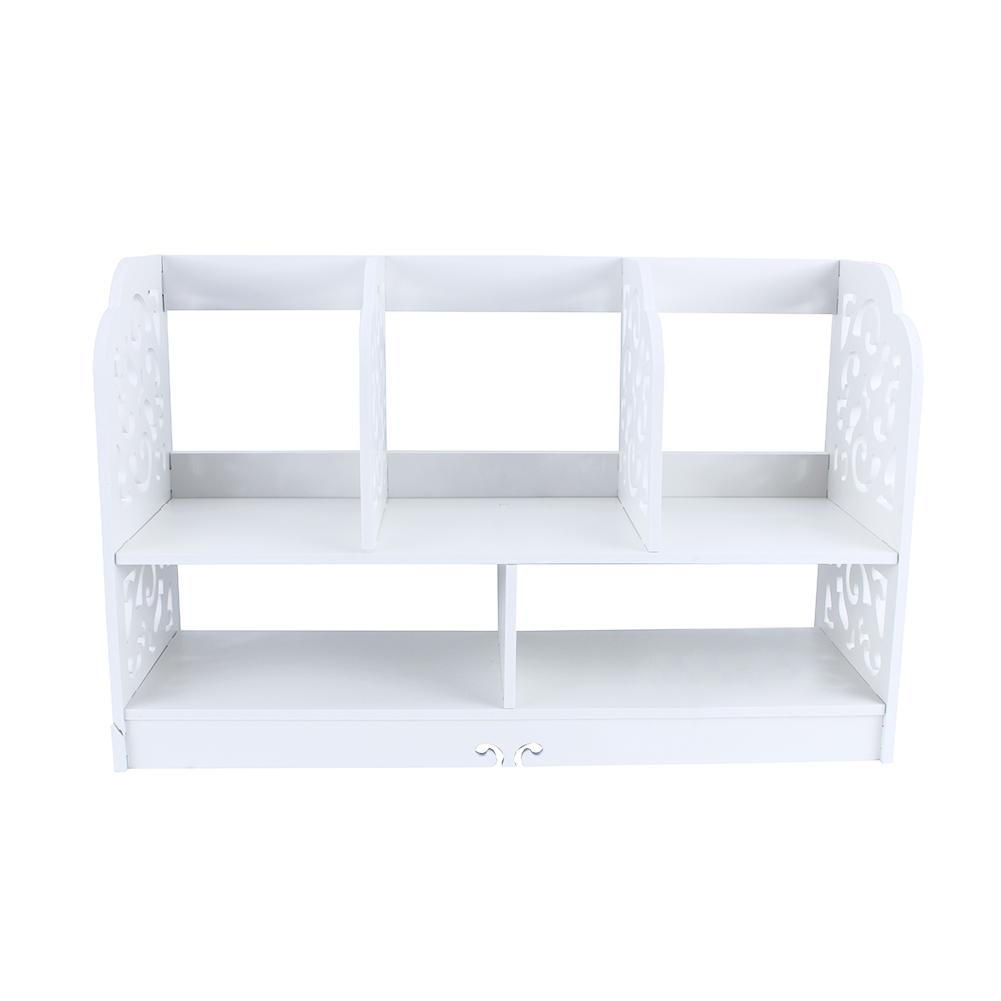 2 Tiers DIY Shelving CD Book Storage Box Unit Display Bookcase Shelf Home Office