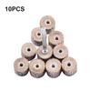 Flap Wheel Sanding Discs 10pcs with Mandrel for Woodworking and Metal Finishing Using Drill Press or Handheld Drill