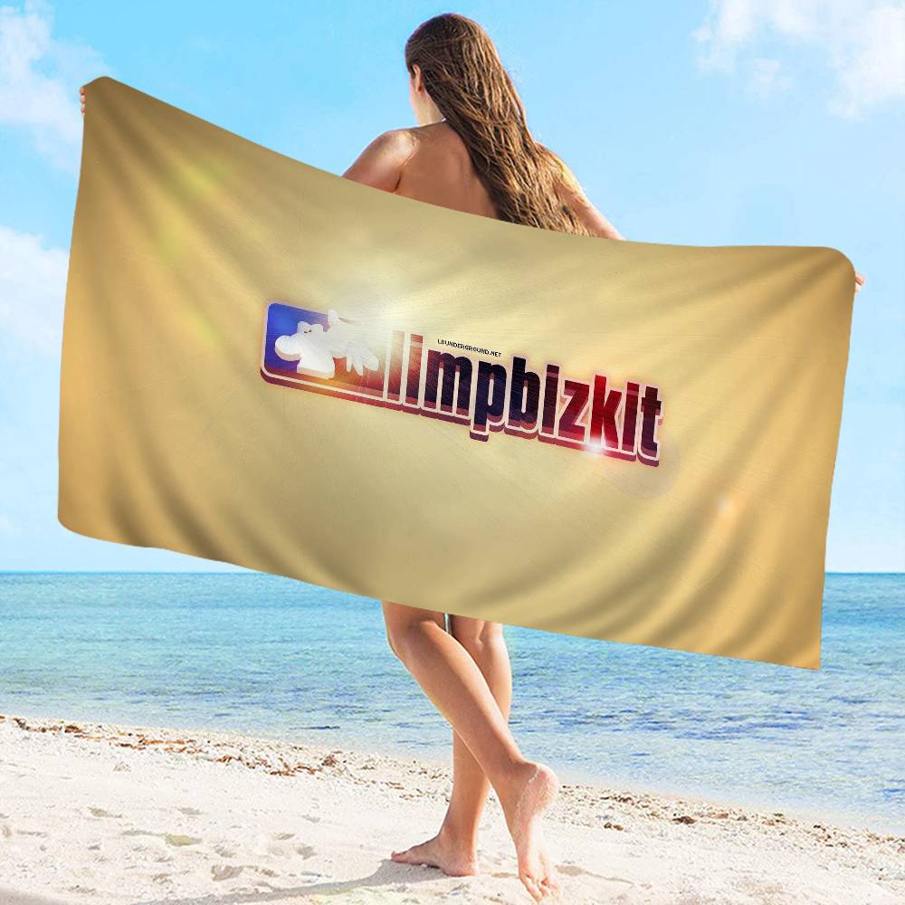 L-Limp B-Bizkit Beach Towel Colorful Bath Towels for Girl Microfiber Quick Dry Custom Sand Free Beach Yoga Spa Gym Pool