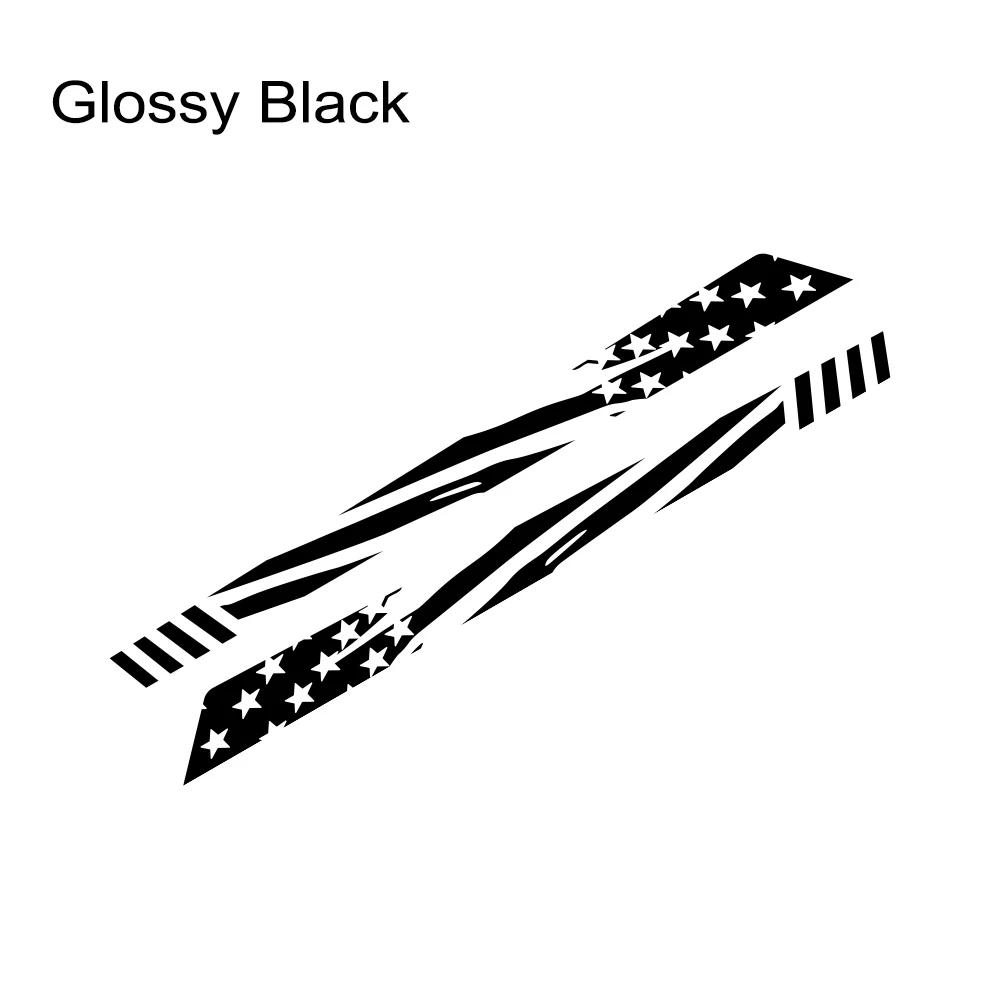 2PCS Pickup Door Side Stars Stripes Stickers For Ford F150 Ranger Toyota Hilux Tacoma Dodge RAM Dmax Auto Decoration Accessories