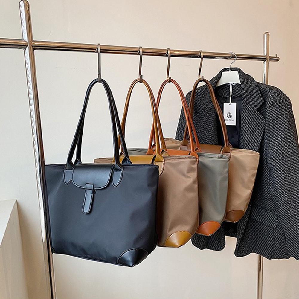 New high-capacity women's bag, fashionable and casual nylon handbag, mommy shopping bag, commuting bag, one shoulder tote bag