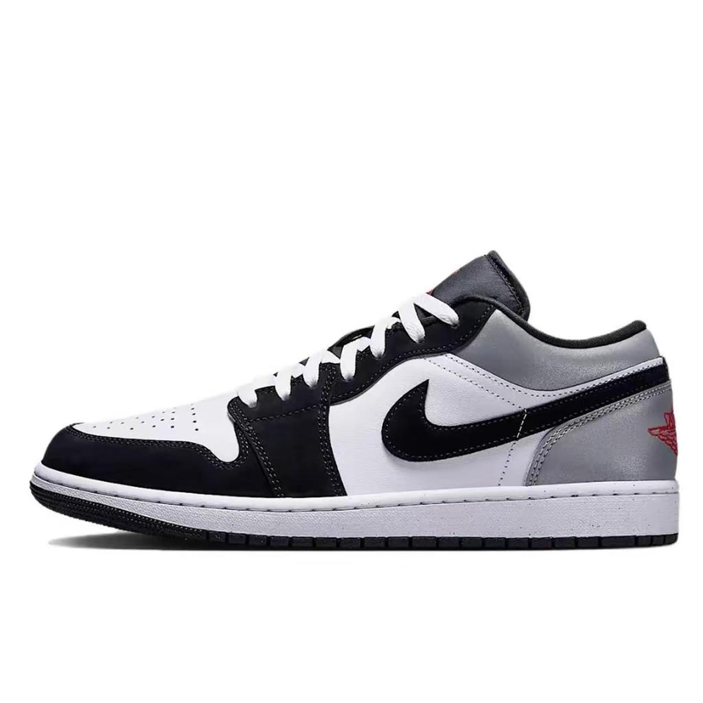 Jordan Air Jordan 1 Lightweight Low top Vintage Basketball Shoes Unisex Shadow Gray HF3148-106(Team975-)