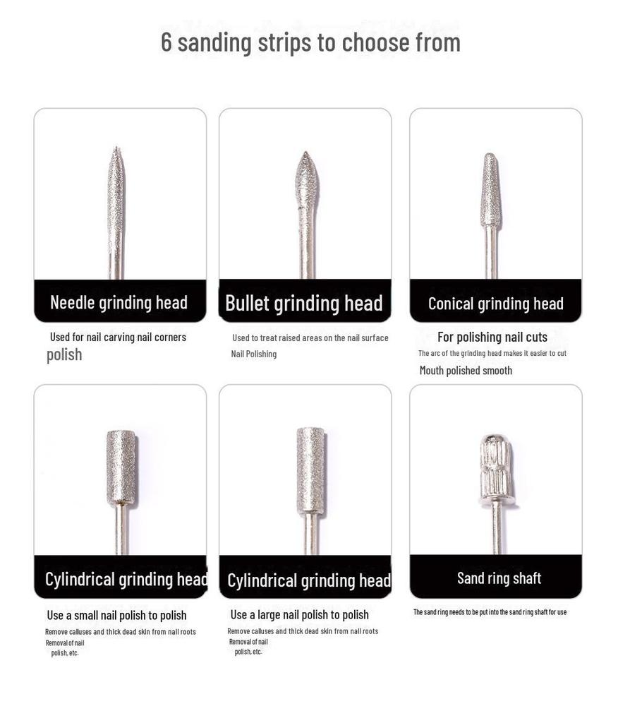 High-Speed Electric Nail Polisher 2000: Adjustable Speed Nail Polish Remover