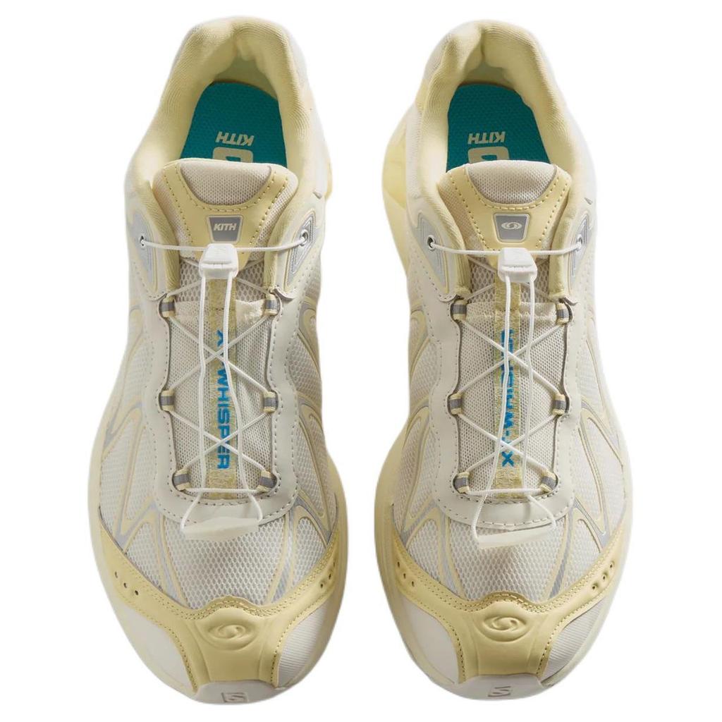 Kith X Salomon Xt-Whisper Comfortable Non-Slip Durable Low-Top Running Shoes Unisex Sneaker Vanilla-White 479050