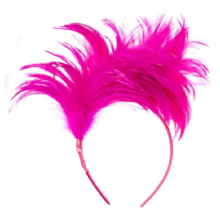 Flapper Feather Headband Burlesque Headpiece Flapper Headpiece Feather Headband