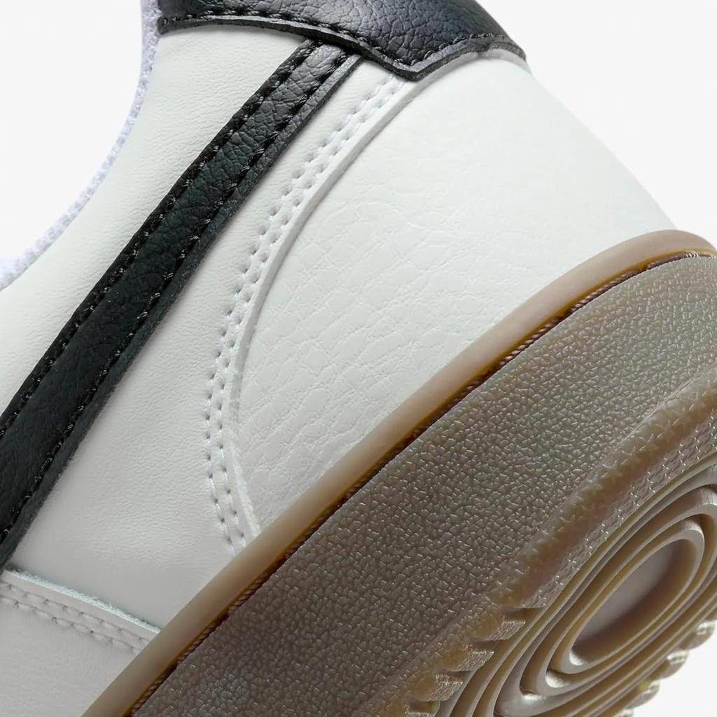 Nike Court Vision Low Allwood Size Japan FQ8075-133, Sail/Light Brown/White/Black, 22.5cm,