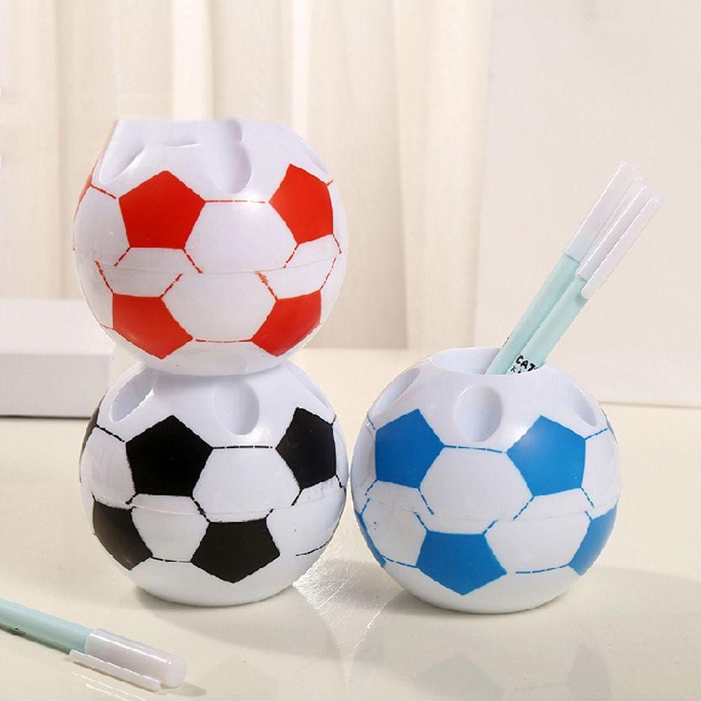 Creative Pen Organizer Football Shape Art Pen Storage Container Desktop Stationery Organizer