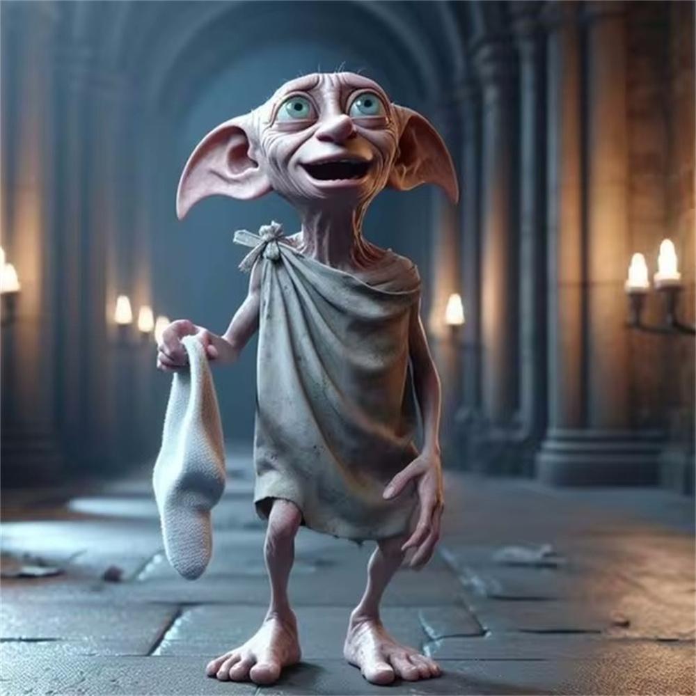 Harry Potter Dobby 5D DIY Κιτ Ζωγραφικής με Διαμάντια Κινούμενο Σχέδιο Σταυροβελονιά Ξωτικό Χειροποίητο Ψηφιδωτό Τέχνης Διακόσμηση Σπιτιού Δώρα