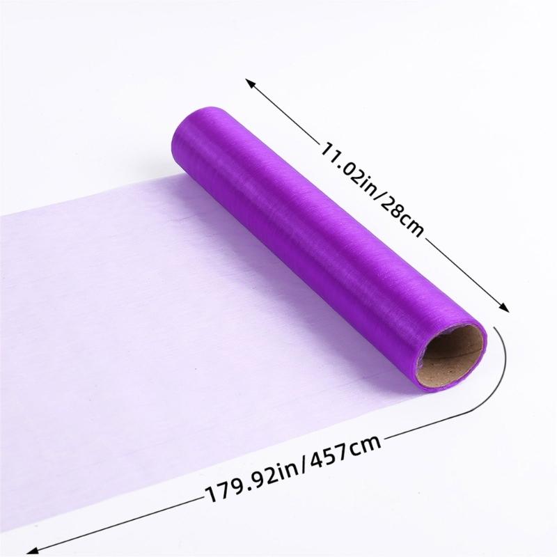 Tulle Roll Floral Wrapping Mesh Flower Bouquet Gift Packaging Supplies Gauze Curtain Roll for Wedding Party Background