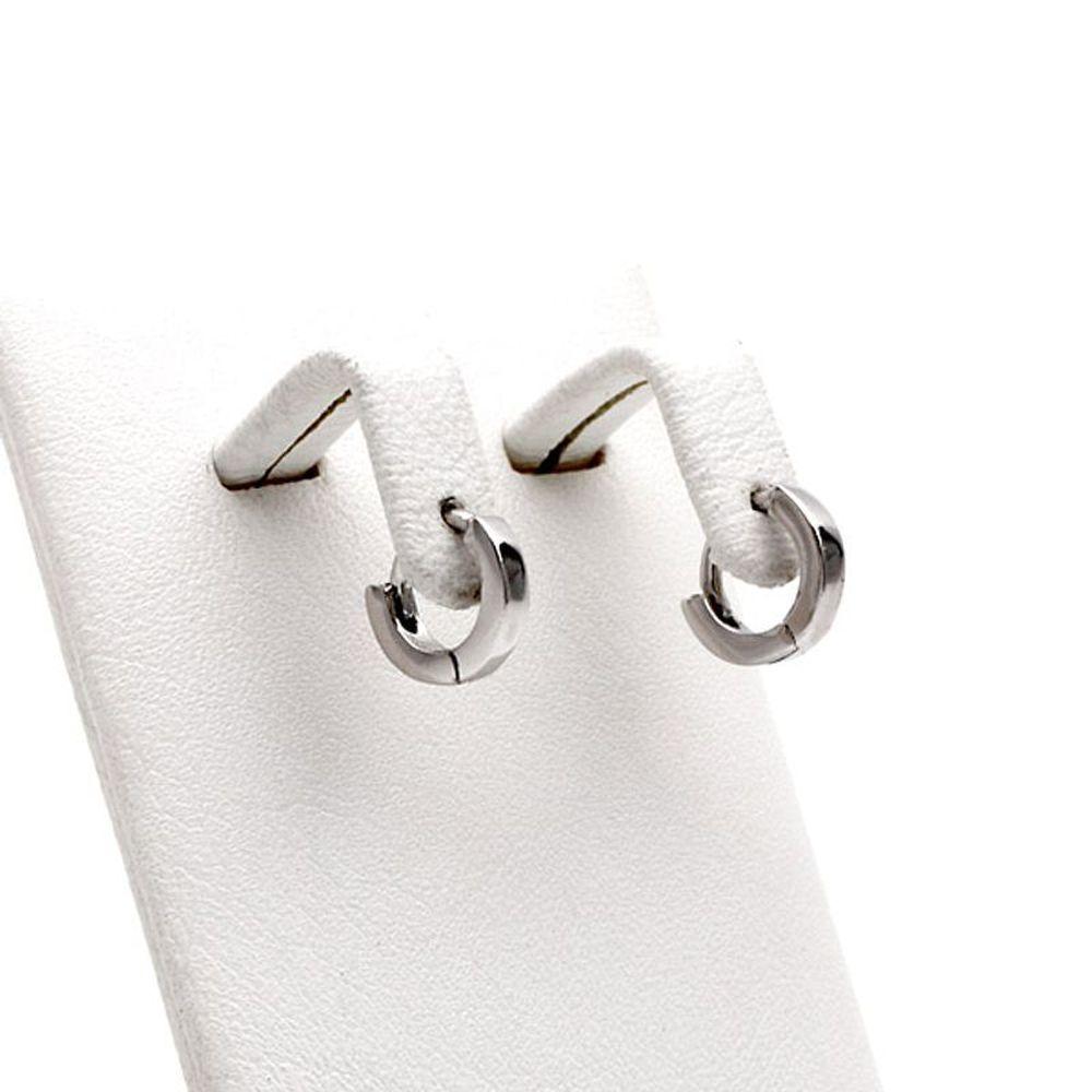 [Aslit] Mini Silver Ring Simple Earrings [29283279]