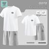 JEANSWEST LIFE Men's 2026 Summer Cotton Short Sleeve T-Shirt & Shorts Set