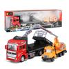 Children's Garbage Sorting Alloy Toy Car Large Size Pullback Rescue Towing Sprinkler Truck Combination Kids Toy Car Gift B99