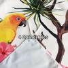 Parrot Duvet Cover Set Soft Comforter Cover Tropical Parrot Floral Print Pattern 2 Piece Bedding Set With Pillowcase All Season