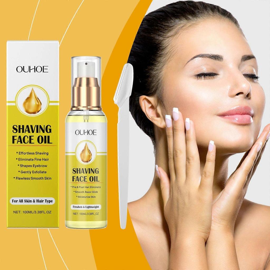 Limited time!!Ouhoe Multi-Functional Nourishing Shaving Oil Is A Gentle Ingredient Nourishing Pre-Shaving Softening Care Massage Shaving Oil
