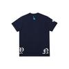 New Era Printed Logo Round Neck T-Shirt Unisex Tops Navy-Blue 12836319