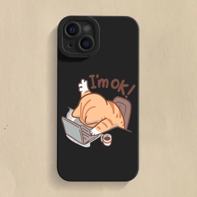Cute Cat Pattern Silicone Phone Case For Xiaomi Mi 15 14T 13T 12T Pro 14 13 11 Lite 5G NE Poco F6 F5 X5 M6 X7 Pro Soft Cover