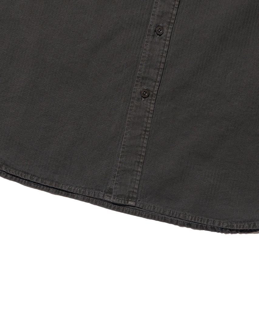 ANALOG MOOD Pigment Short Sleeve Shirt (Charcoal)