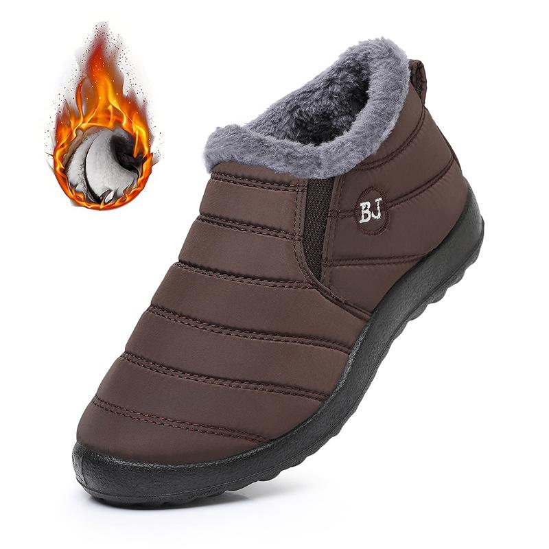 Fashion Women Snow Boots Fashion Outdoor Unisex Shoes Slip on Comfortable Platform Shoes for Women Waterproof Plush Winter Ankle Boots