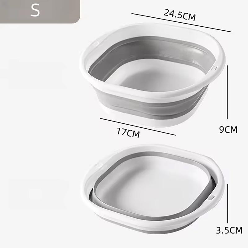 Travel Big Washbasin Folding Washbasin Portable Household Compression Basin For Student Dormitory Bathroom Accessories