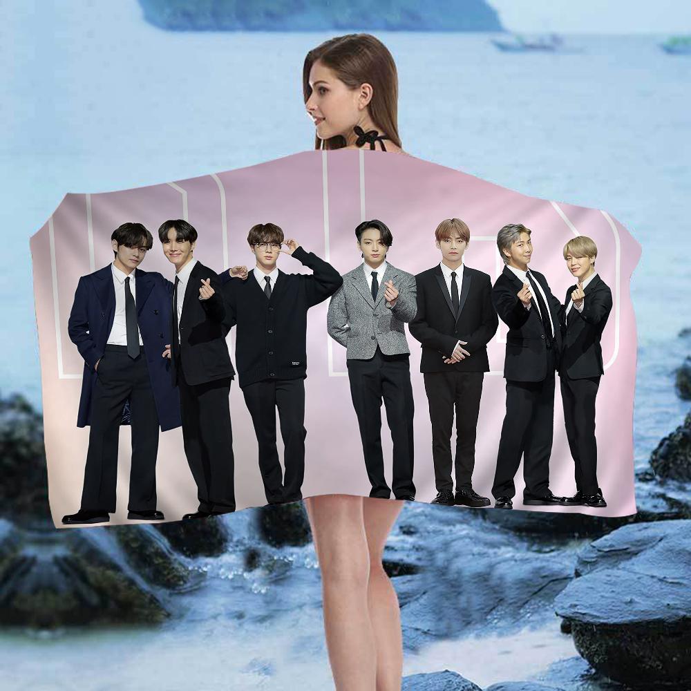 Dynamite Kpop Boys Big Microfiber Beach Towels Quick Dry Towel Sand Beach Towels Pool Towel For Travel Swim Pool Yoga