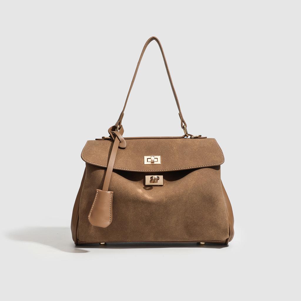 IELGY High-End Ladies Tote Bag Spring New Style Fashion One-Shoulder Messenger Bag Fashion Retro All-Match Fashion Bag