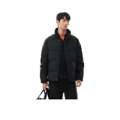 Trainingsjacke Warmer Daunenmantel Herren Oberbekleidung Basic-Schwarz 952547916-1