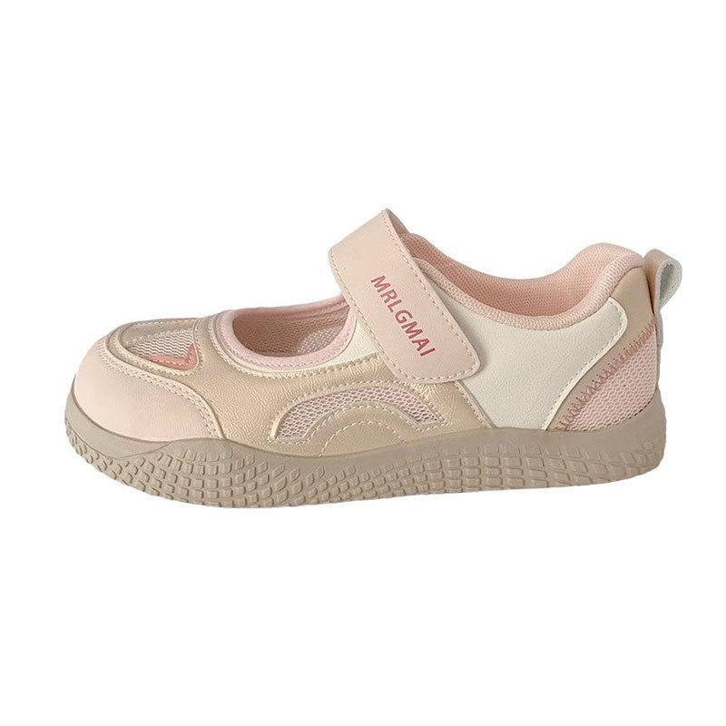 Ugly Cute Shoes Hollow Board Shoes Women's Summer New Chic Niche Velcro Versatile Breathable