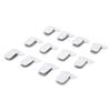 12pcs Metal and Foam Duvet Clips Compact Size Blanket Fasteners Padded Comforter Clips  For Bedding