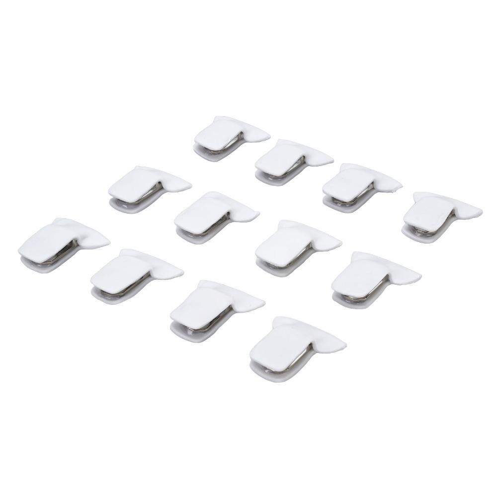 12pcs Metal and Foam Duvet Clips Compact Size Blanket Fasteners Padded Comforter Clips For Bedding