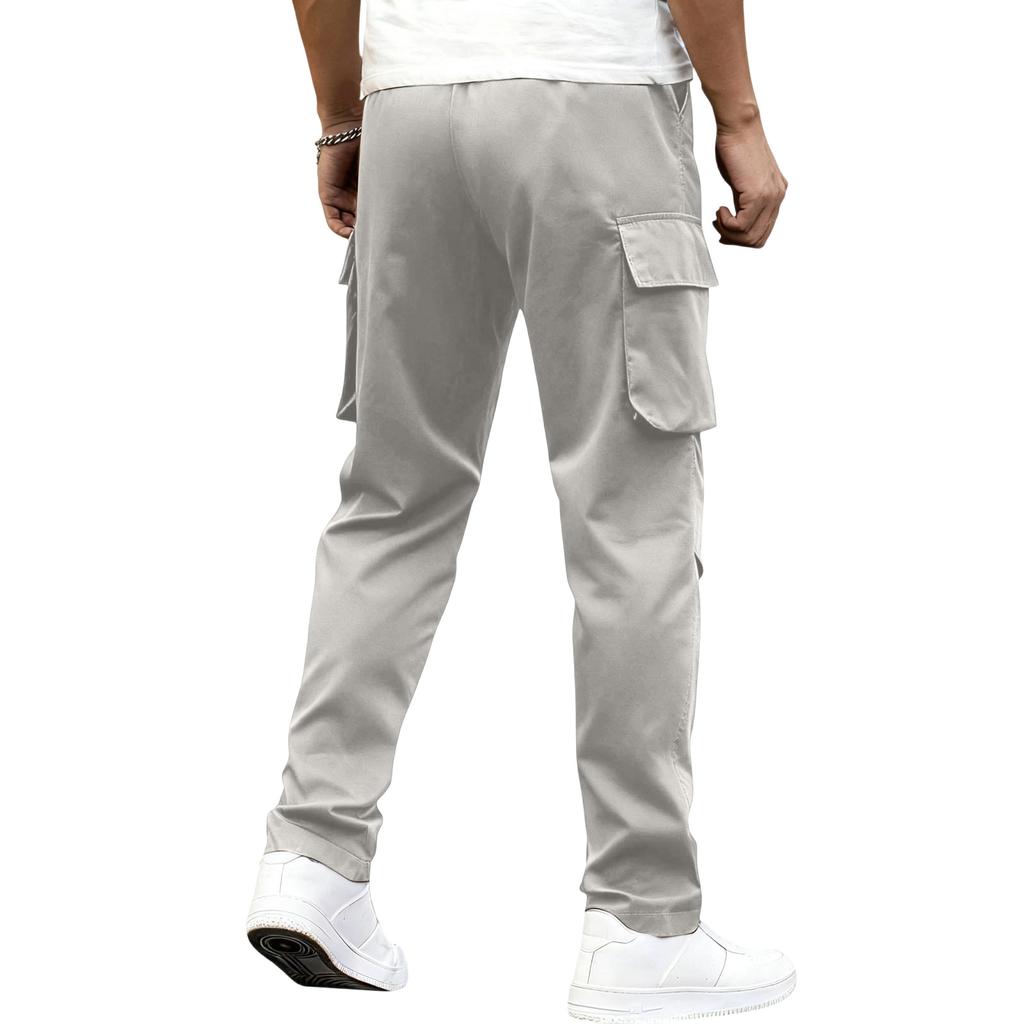 Pantaloni da uomo sportivi da esterno larghi per il tempo libero