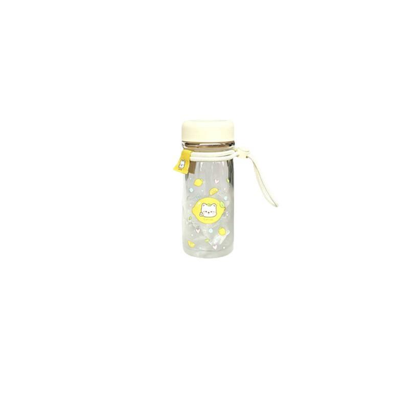 Water bottle high value cartoon children's water cup cute pet milk cover cup portable portable sealed leak-proof plastic cup tea cup
