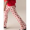 2025 Autumn New Girls' Flared Pants Baby Leggings European and American Style Children's Spring and Autumn Versatile Pants