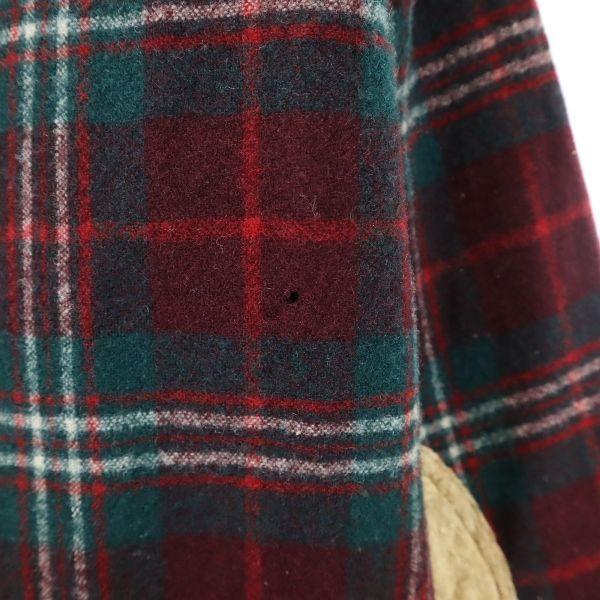 PENDLETON 70s 80s Wool Made in USA Vintage check Long sleeve shirt Men's Used