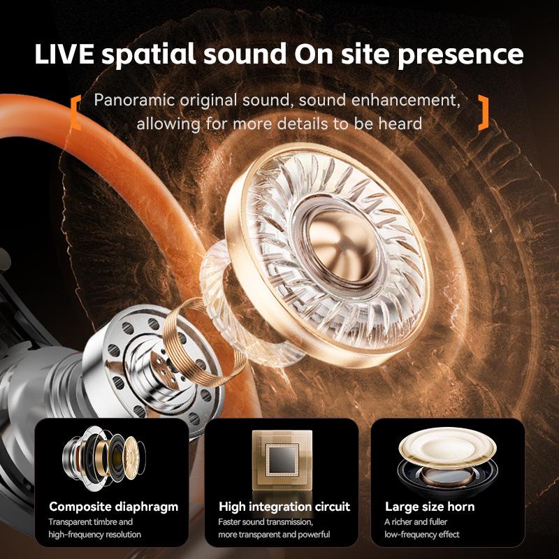 M113 Rotatable Sports Bluetooth Over-Ear Headphones with AI Smart Translation