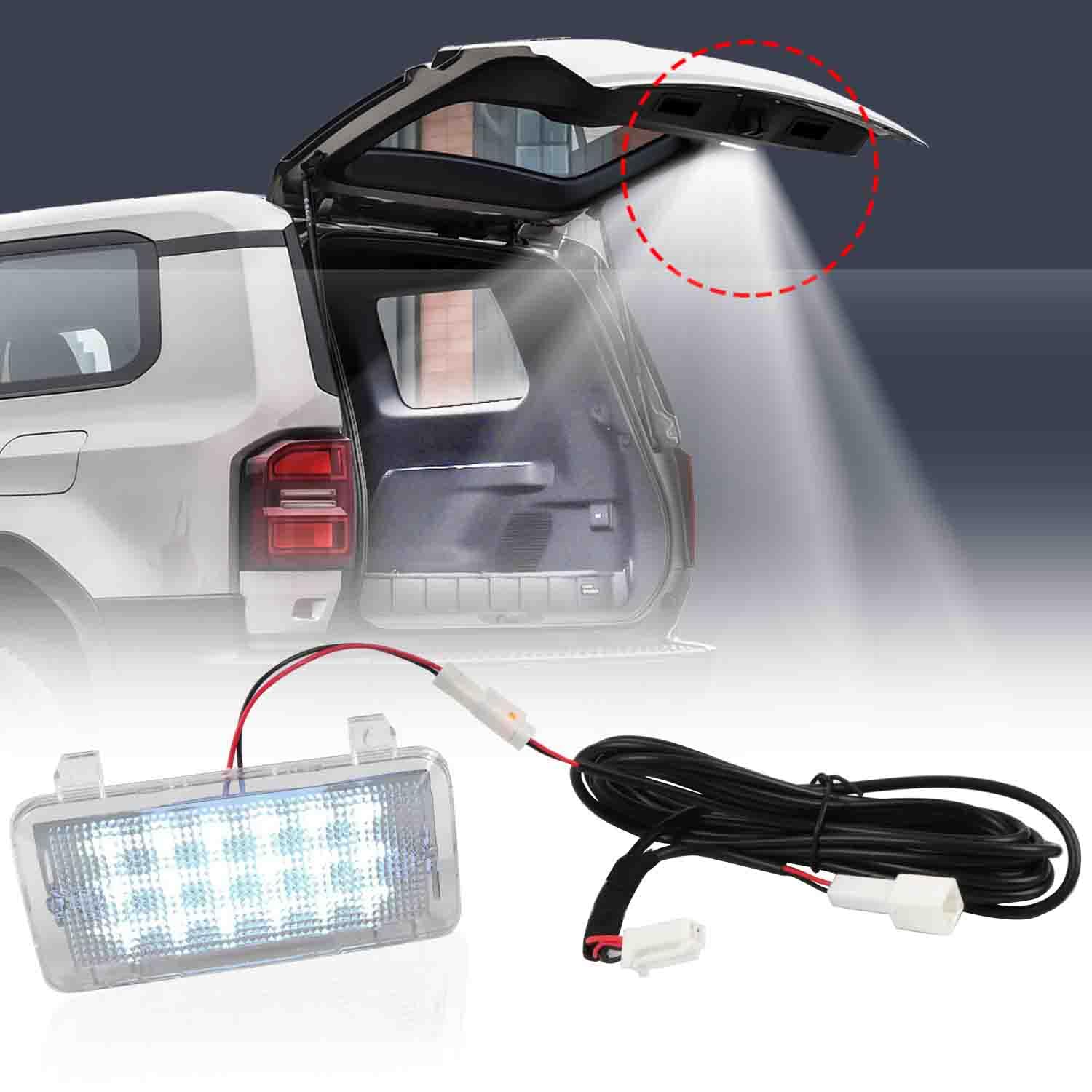 

[High Flying] Toyota Land Cruiser серии 250, Совместим с апрелем 2024 года и Модернизированным багажником GX grade белый