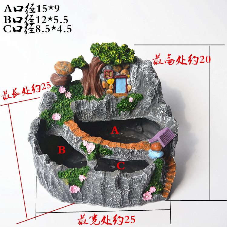 Suckulenta Växter Planter Blomkruka Harts Blomkruka Skrivbordskruka Hållare Hem Trädgårdsdekoration Växthållare