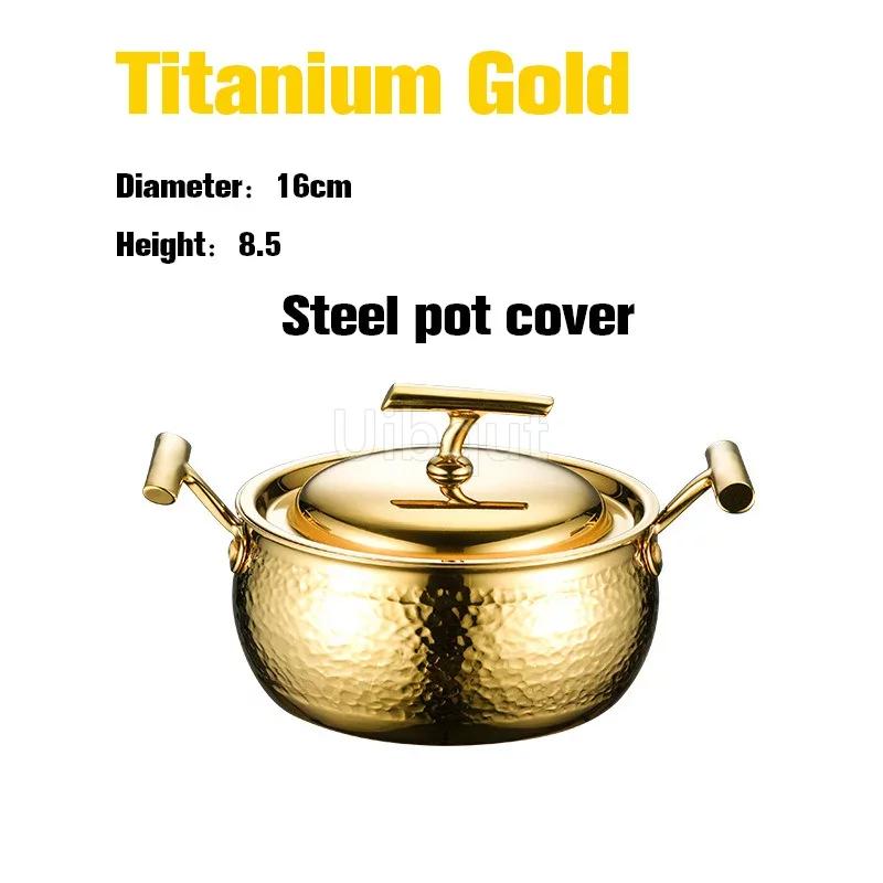 Commercial Inflatable Hotpot Special Pot for Induction Cooker Olla Thickened 304 Stainless Steel Single Person Small Hot Pot
