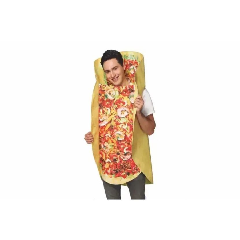 Halloween Cosplay Taco Costume Food Party Clothes For Adult And Children