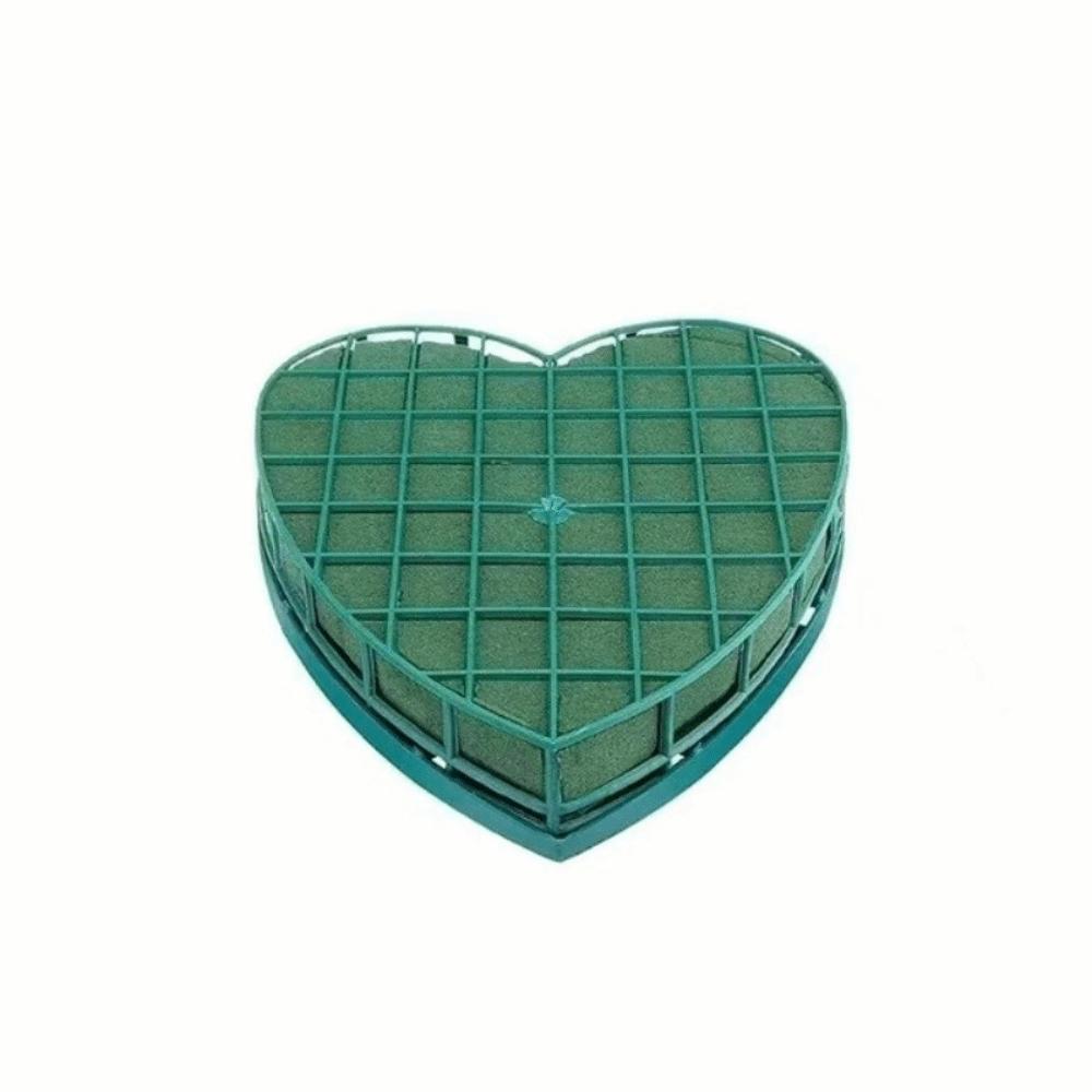 

With Suction Cup Floral Bricks Heart Shaped Flower Mud Centerpiece Florist Sponge Party Decoration S