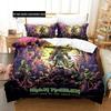 Bettwäscheset mit Iron Heavy Metal Maidens, Bettbezug, Bettgarnitur, Bettbezug, Kissenbezug, Bettdecke, Kingsize-Bett, Queensize-Bett, Jungen-Bettwäscheset für Erwachsene