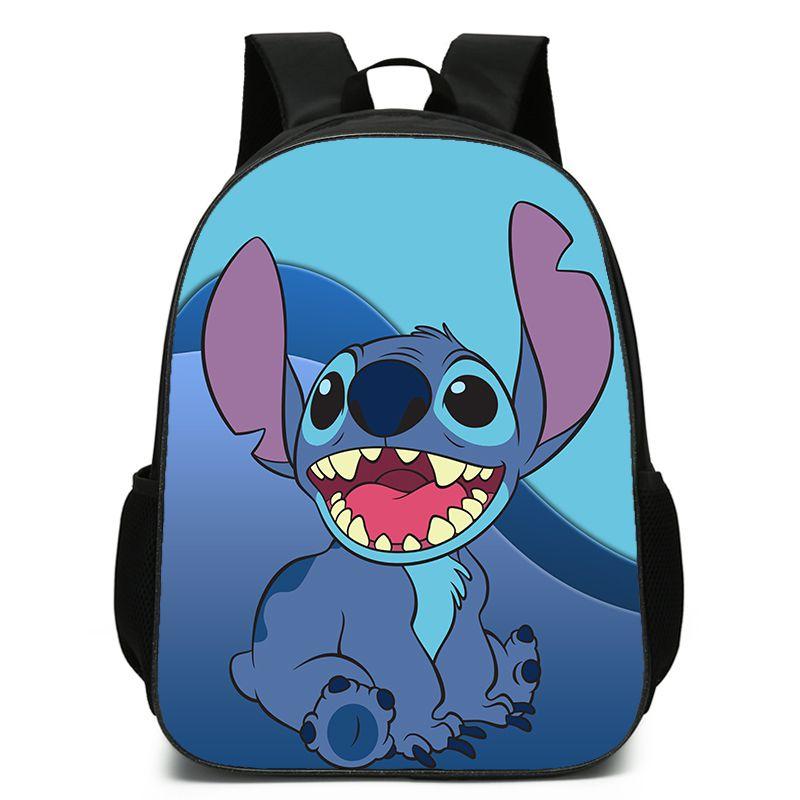 Disney Lilo Stitch Backpack High-capacity Travel Bag For Kids Boys Girls Daily Use