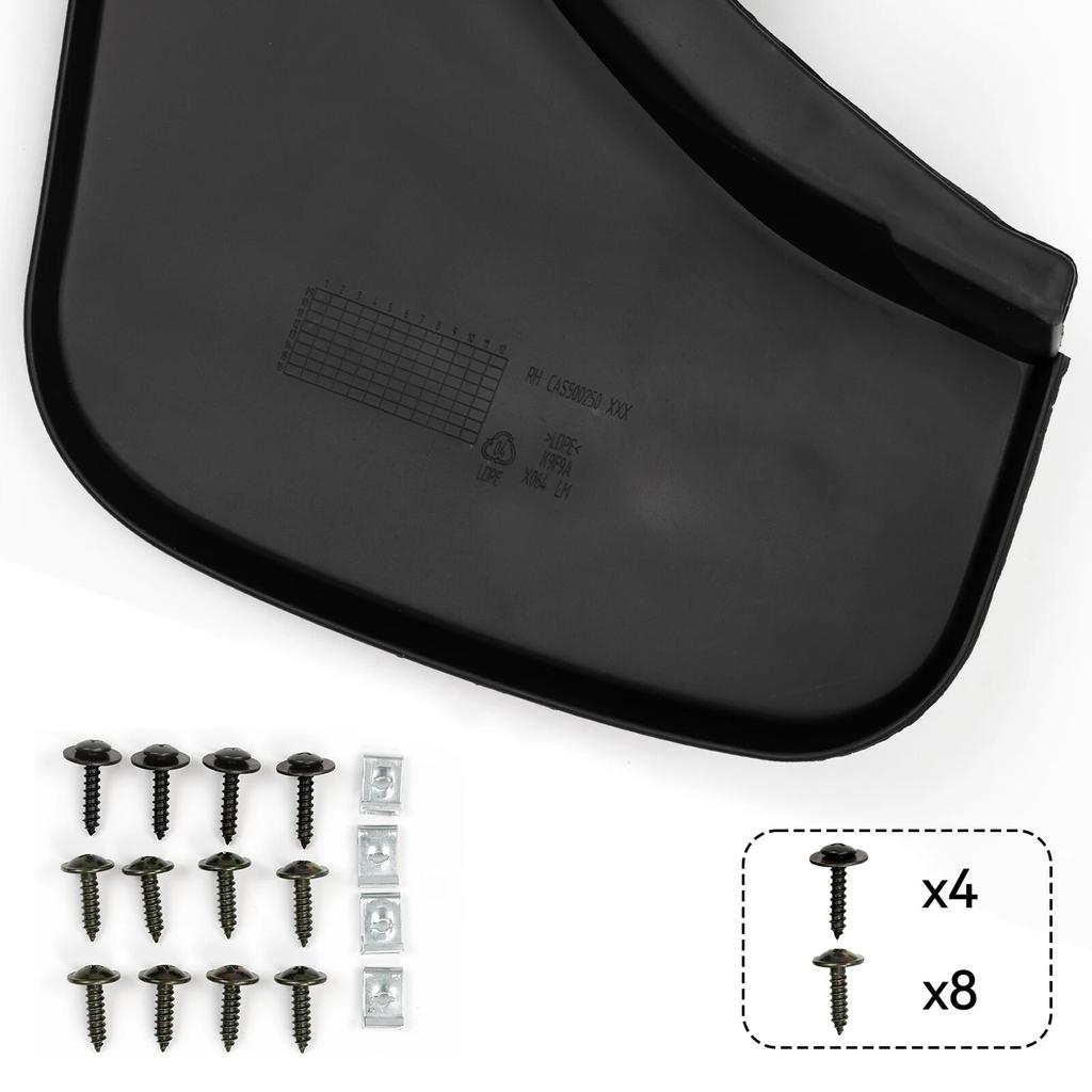 4-teiliges Set Schmutzfänger Spritzschutz Kotflügel Schmutzfänger Karosserieschutz Zubehör Bodykit Für Land Rover Range Rover L322 2002-2012